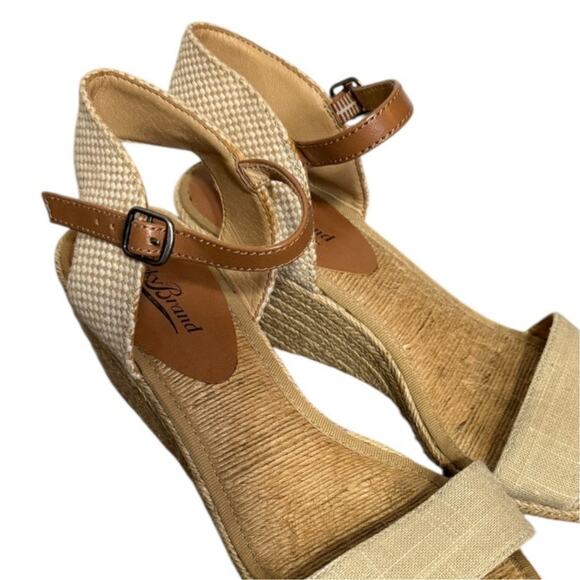 LUCKY BRAND Kavelli Wedge Sandal SZ 8 - Picture 9 of 9